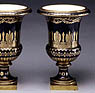 Pair of Restauration Sèvres vases provenance King Louis-Philippe